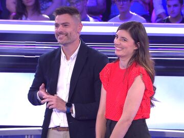 &Aacute;ngel y Mila, concursantes de Atrapa un mill&oacute;n