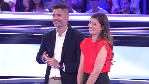 &Aacute;ngel y Mila, concursantes de Atrapa un mill&oacute;n