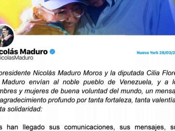 Mensaje de Nicol&aacute;s Maduro