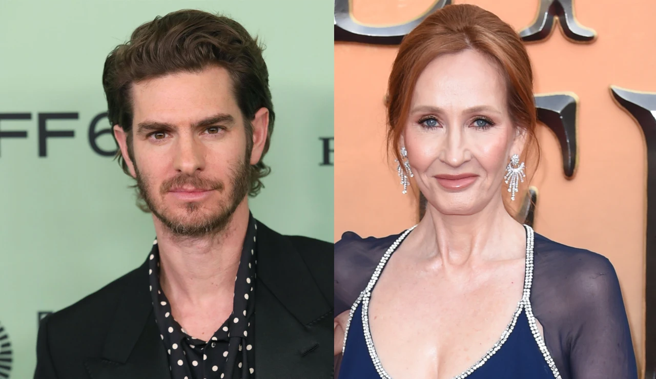 Andrew Garfield y J.K. Rowling