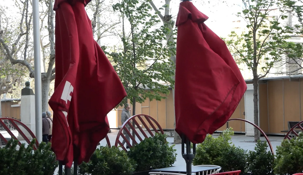 Fuerte racha de viento