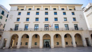 Fachada de la Audiencia Provincial de Alicante, a 26 de marzo de 2026, en Alicante, Comunidad Valenciana