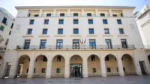 Fachada de la Audiencia Provincial de Alicante, a 26 de marzo de 2026, en Alicante, Comunidad Valenciana
