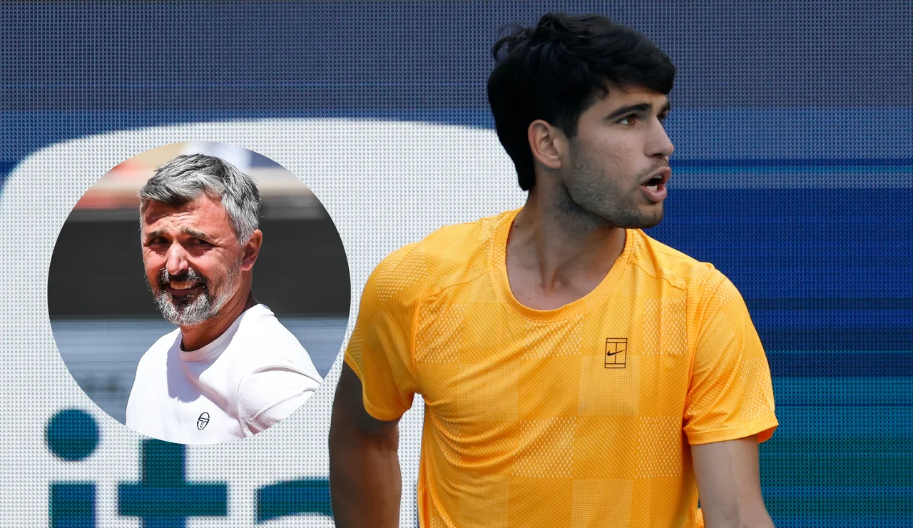 Alcaraz durante el Masters de Miami