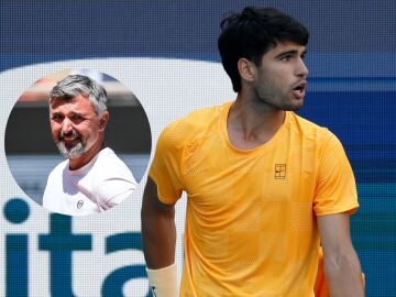 Alcaraz durante el Masters de Miami