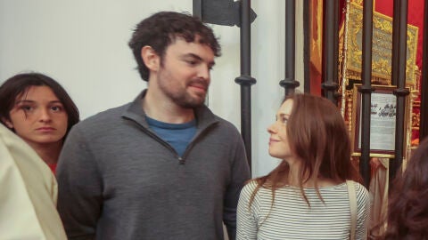 Stella Banderas y su marido 