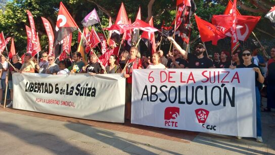 Concentraci&oacute;n exige la libertad 'Las seis de La Suiza'