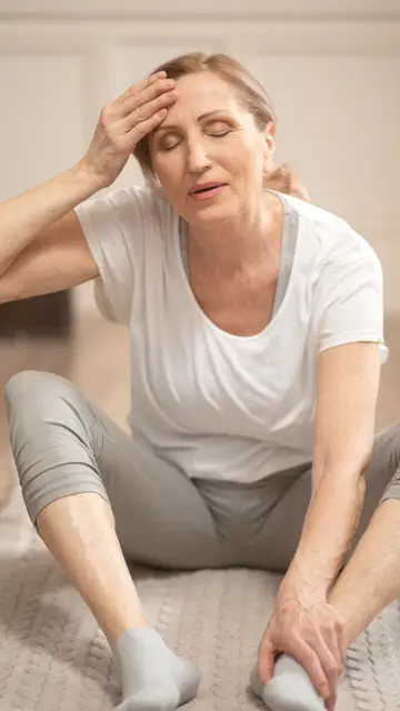 Mujer con menopausia Mujer con menopausia