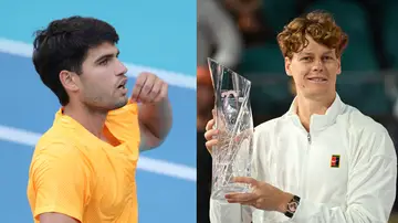 Alcaraz y Sinner en el Masters de Miami Alcaraz y Sinner en el Masters de Miami