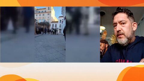 A golpes por un paso en Semana Santa