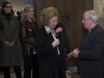 La Reina Sof&iacute;a ante las c&aacute;maras