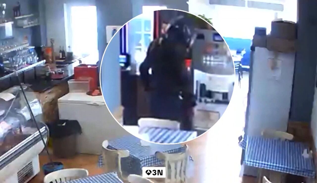 Atracador en el bar de Mijas