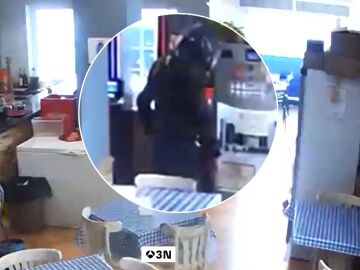 Atracador en el bar de Mijas