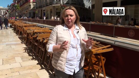 Alquiler de balcones por mil euros en Semana Santa.