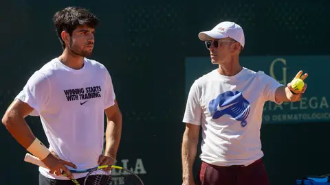 Samu López y Juan Carlos Ferrero, en el Real Murcia Club de Tenis 1919 Samu López y Juan Carlos Ferrero, en el Real Murcia Club de Tenis 1919