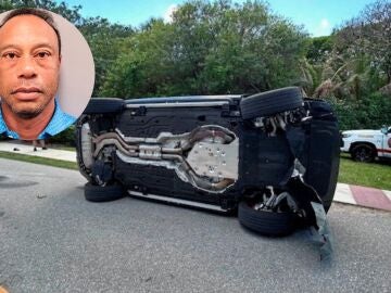 Lugar del accidente de Tiger Woods en Jupiter, Florida