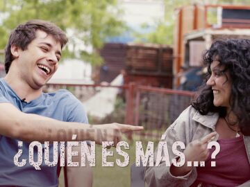 Los actores Germ&aacute;n y Marina en Entre Tierras