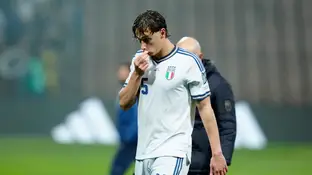 Pio Esposito, tras la debacle ante Bosnia Pio Esposito, tras la debacle ante Bosnia