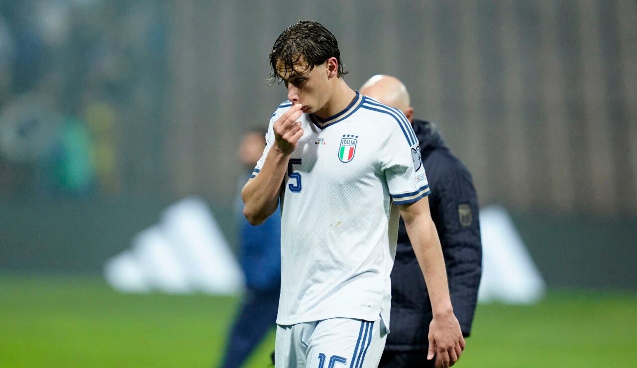 Pio Esposito, tras la debacle ante Bosnia