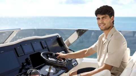 Carlos Alcaraz presenta su nuevo yate de lujo