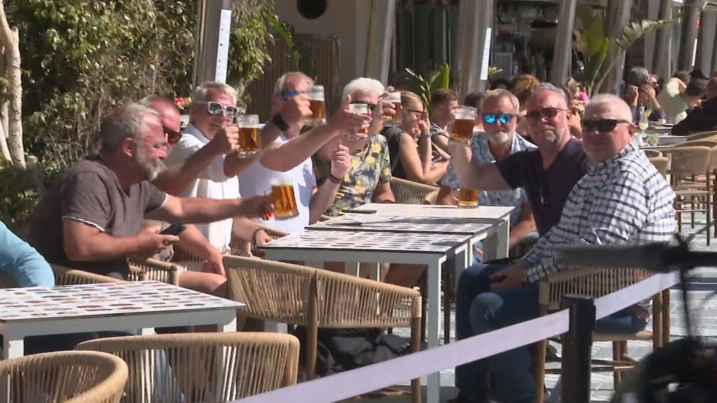 Turistas extranjeros en Espa&ntilde;a