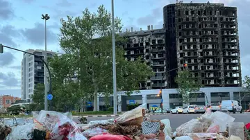 Edificio incendiado en Campanar, Valencia Edificio incendiado en Campanar, Valencia