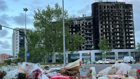 Edificio incendiado en Campanar, Valencia Edificio incendiado en Campanar, Valencia
