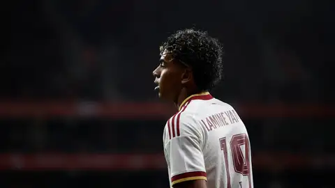 Lamine Yamal en el amistoso contra Egipto Lamine Yamal en el amistoso contra Egipto