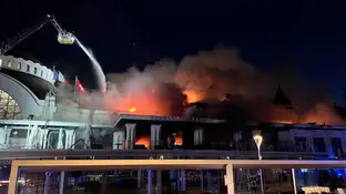 Incendio en el casino de Evián Incendio en el casino de Evián
