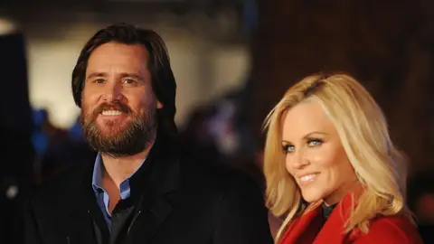 Jim Carrey y Jenny McCarthy Jim Carrey y Jenny McCarthy