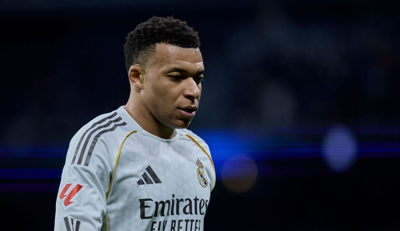 Mbapp&eacute; durante un partido de LaLiga