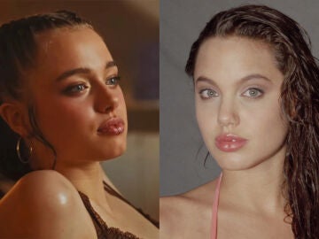 Montaje entre Shiloh Jolie y Angelina Jolie en los a&ntilde;os 90