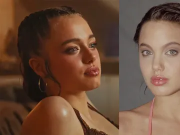 Montaje entre Shiloh Jolie y Angelina Jolie en los años 90 Montaje entre Shiloh Jolie y Angelina Jolie en los años 90