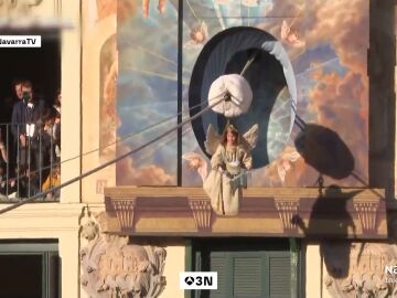 Tudela pone el broche final a su Semana Santa con la Bajada del &aacute;ngel 