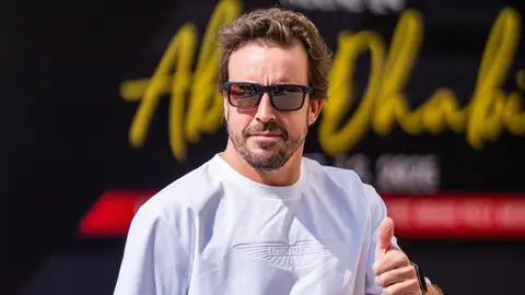 Fernando Alonso antes de una carrera Fernando Alonso antes de una carrera