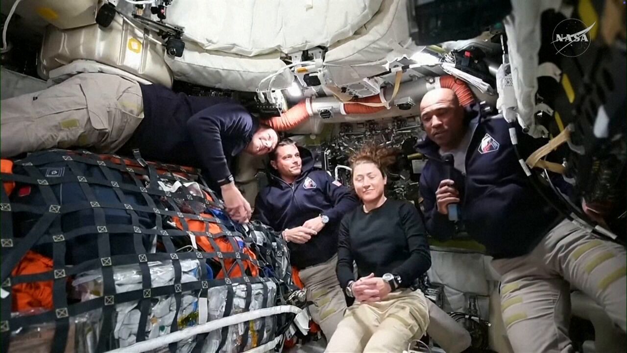 Dos astronautas de la nave Orión no han podido saborear la comida durante toda la misión