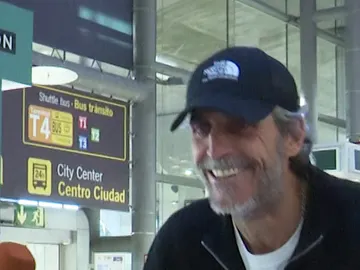 Alfonso de Borbón, en el aeropuerto Alfonso de Borbón, en el aeropuerto