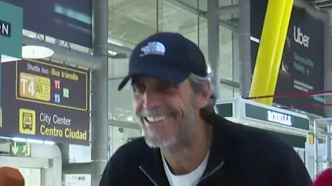 Alfonso de Borbón, en el aeropuerto Alfonso de Borbón, en el aeropuerto