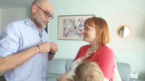 Imagen de una madre y su hijo Imagen de una madre y su hijo