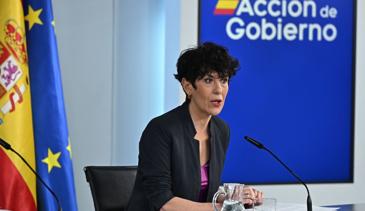 La ministra de Inclusi&oacute;n, Seguridad Social y Migraciones y portavoz del Gobierno, Elma Saiz