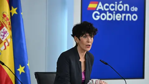 La ministra de Inclusión, Seguridad Social y Migraciones y portavoz del Gobierno, Elma Saiz La ministra de Inclusión, Seguridad Social y Migraciones y portavoz del Gobierno, Elma Saiz
