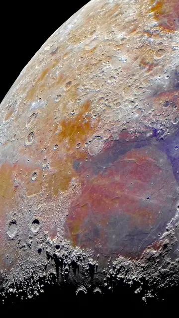 Foto editada de la Luna Foto editada de la Luna