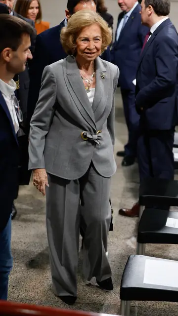 Reina Sofía en el evento de la Casa de la Radio Reina Sofía en el evento de la Casa de la Radio