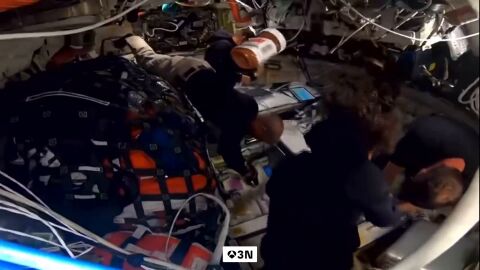 V&Iacute;DEO: Un tarro de crema de avellanas aparece flotando en la nave Ori&oacute;n en plena misi&oacute;n Artemis II