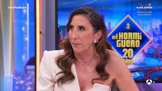 &ldquo;Tengo 56 a&ntilde;os y todav&iacute;a me cuesta&rdquo;: Paz Padilla se rompe en El Hormiguero al confesar un episodio de su pasado