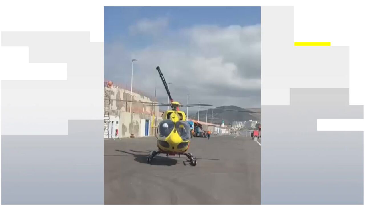 El v&iacute;deo de la evacuaci&oacute;n del ciclista de 67 a&ntilde;os atropellado