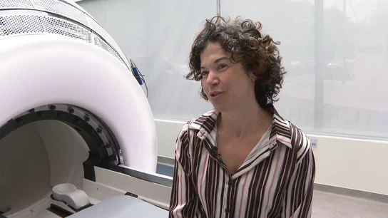 Pilar, la paciente que ha salido a los pocos minutos de la operación llevada a cabo por la máquina. Pilar, la paciente que ha salido a los pocos minutos de la operación llevada a cabo por la máquina.