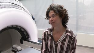 Pilar, la paciente que ha salido a los pocos minutos de la operaci&oacute;n llevada a cabo por la m&aacute;quina.