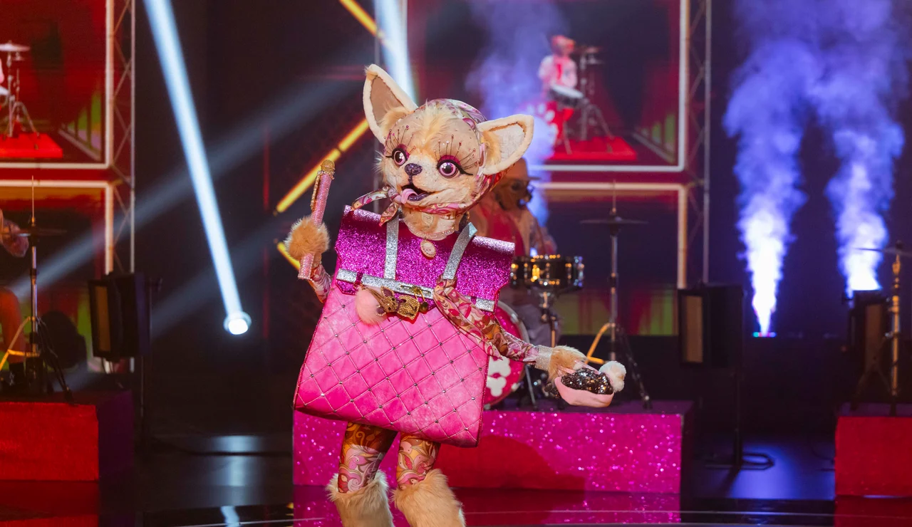 Una Chihuahua delicada saca su lado salvaje con el rock de ‘Bring Me To Life’ en Mask Singer