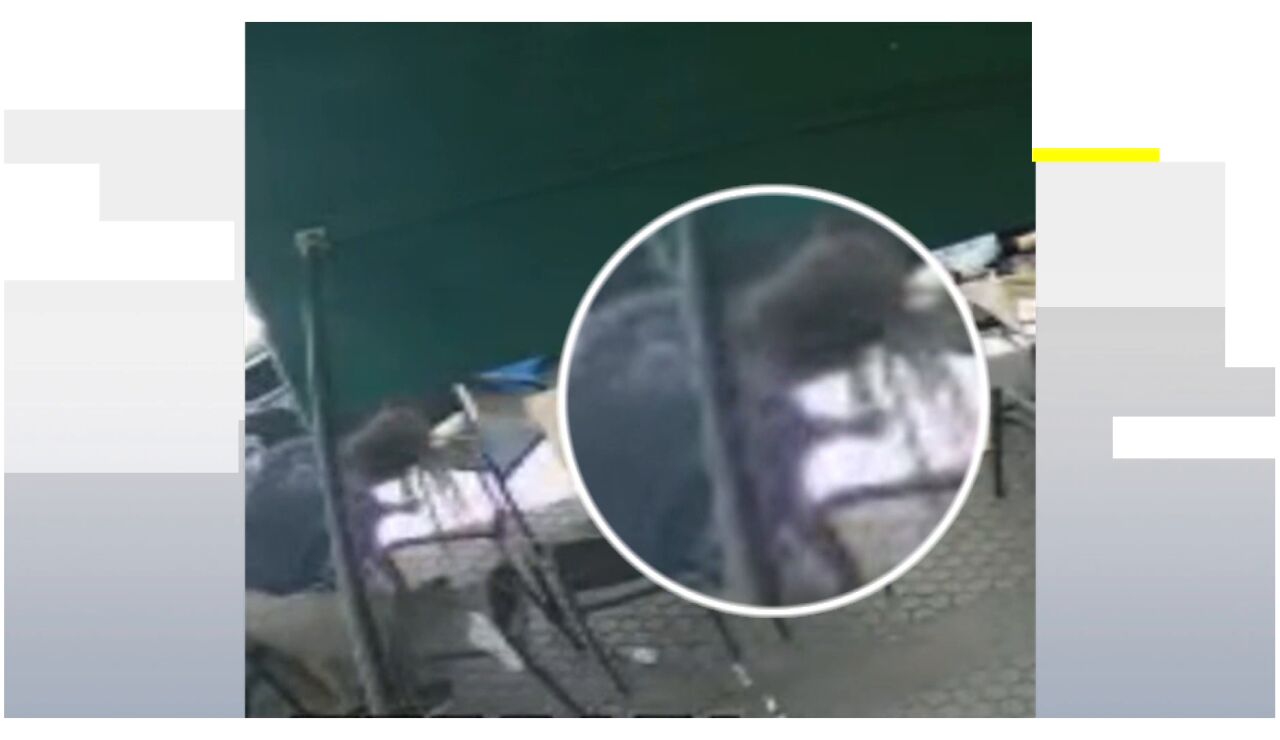 El camarero ayuda a la ni&ntilde;a que sufr&iacute;a el atragantamiento en Sevilla.